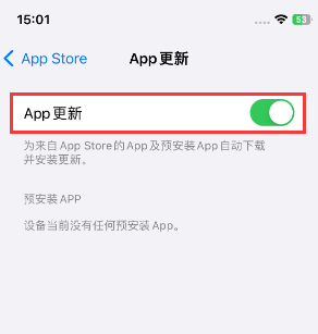 佛冈苹果15维修中心如何让iPhone15APP自动更新